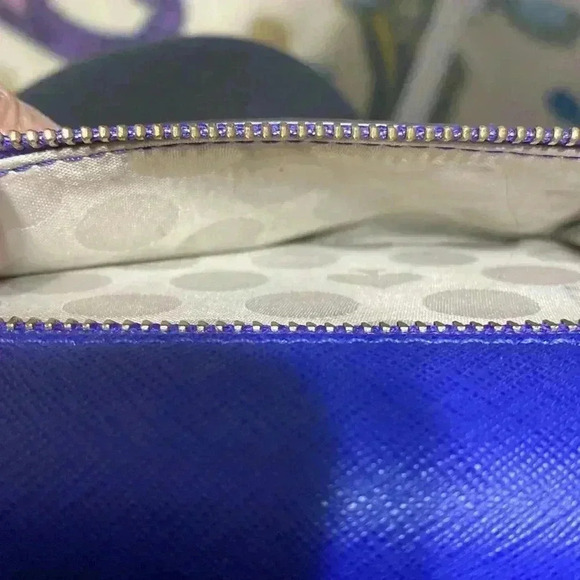 Kate Spade blue tri fold wallet - Picture 13 of 16